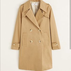 Mango Double Breasted Trench Coat
